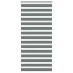Jaluzea tip zebra gri închis lățime țesătură 95,9 cm poliester GartenMobel Dekor