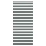 Jaluzea tip zebra gri închis lățime țesătură 95,9 cm poliester GartenMobel Dekor
