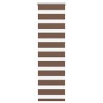 Jaluzea tip zebra maro lățime țesătură 40,9 cm poliester GartenMobel Dekor