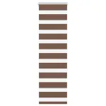 Jaluzea tip zebra maro lățime țesătură 40,9 cm poliester GartenMobel Dekor