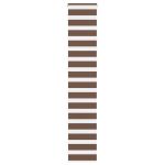 Jaluzea tip zebra maro lățime țesătură 45,9 cm poliester GartenMobel Dekor