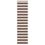 Jaluzea tip zebra maro lățime țesătură 55,9 cm poliester GartenMobel Dekor