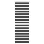 Jaluzea tip zebra neagră lățime țesătură 70,9 cm poliester GartenMobel Dekor