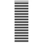 Jaluzea tip zebra neagră lățime țesătură 70,9 cm poliester GartenMobel Dekor