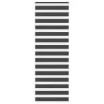 Jaluzea tip zebra neagră lățime țesătură 80,9 cm poliester GartenMobel Dekor