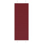Jaluză plisată Bordeaux Roșu 80x200 cm Lățime țesătură 79,4 cm GartenMobel Dekor