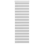 Jaluzea tip zebra gri deschis lățime țesătură 65,9 cm poliester GartenMobel Dekor