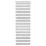 Jaluzea tip zebra gri deschis lățime țesătură 75,9 cm poliester GartenMobel Dekor