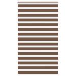 Jaluzea tip zebra maro lățime țesătură 115,9 cm poliester GartenMobel Dekor
