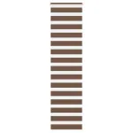 Jaluzea tip zebra maro lățime țesătură 60,9 cm poliester GartenMobel Dekor