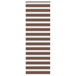 Jaluzea tip zebra maro lățime țesătură 65,9 cm poliester GartenMobel Dekor