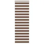 Jaluzea tip zebra maro lățime țesătură 65,9 cm poliester GartenMobel Dekor