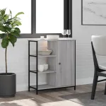 Servantă, gri sonoma, 70x30x80 cm, lemn prelucrat GartenMobel Dekor