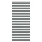 Jaluzea tip zebra gri închis lățime țesătură 110,9 cm poliester GartenMobel Dekor