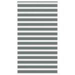 Jaluzea tip zebra gri închis lățime țesătură 115,9 cm poliester GartenMobel Dekor