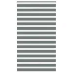 Jaluzea tip zebra gri închis lățime țesătură 115,9 cm poliester GartenMobel Dekor
