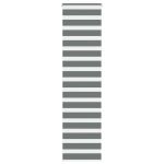 Jaluzea tip zebra gri închis lățime țesătură 65,9 cm poliester GartenMobel Dekor