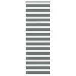 Jaluzea tip zebra gri închis lățime țesătură 65,9 cm poliester GartenMobel Dekor