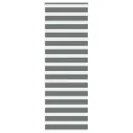 Jaluzea tip zebra gri închis lățime țesătură 70,9 cm poliester GartenMobel Dekor