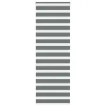 Jaluzea tip zebra gri închis lățime țesătură 75,9 cm poliester GartenMobel Dekor