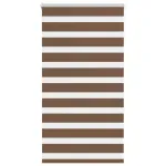 Jaluzea tip zebra maro lățime țesătură 70,9 cm poliester GartenMobel Dekor