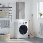 Dulap montat pe perete, gri sonoma, 34,5x34x90 cm GartenMobel Dekor