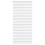 Jaluzea tip zebra alb lățime țesătură 110,9 cm poliester GartenMobel Dekor