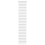 Jaluzea tip zebra alb lățime țesătură 45,9 cm poliester GartenMobel Dekor