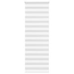 Jaluzea tip zebra alb lățime țesătură 75,9 cm poliester GartenMobel Dekor