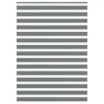 Jaluzea tip zebra gri închis lățime țesătură 155,9 cm poliester GartenMobel Dekor