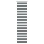 Jaluzea tip zebra gri închis lățime țesătură 55,9 cm poliester GartenMobel Dekor