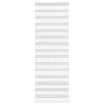 Jaluzea tip zebra alb lățime țesătură 65,9 cm poliester GartenMobel Dekor