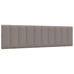 Pernă pentru tăblie de pat, gri taupe, 180 cm, material textil GartenMobel Dekor