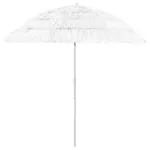 Umbrelă de soare de plajă Hawaii, alb, 240 cm GartenMobel Dekor