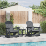 Fotolii Adirondack Marmite 2 pcs Gri deschis 73.5 x 92 x 90 cm GartenMobel Dekor