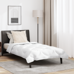 Duvet 2 în 1 cu pernă 2 pcs Alb 135 x 200 cm Microfibră GartenMobel Dekor