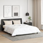 Duvet pentru toate sezoanele 3 pcs Alb 200 x 220 cm Microfibră GartenMobel Dekor