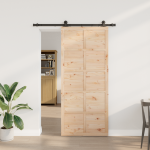 Ușă glisantă Maro 80 x 208 cm Lemn masiv de pin GartenMobel Dekor