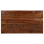 Blat de masă, 100x50x3,8cm, dreptunghiular, lemn masiv reciclat GartenMobel Dekor