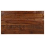 Blat de masă, 120x50x3,8cm, dreptunghiular, lemn masiv reciclat GartenMobel Dekor
