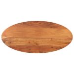 Blat de masă oval, 140x60x3,8 cm, lemn masiv de acacia GartenMobel Dekor