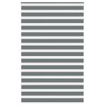 Jaluzea tip zebra gri închis lățime țesătură 145,9 cm poliester GartenMobel Dekor