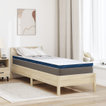 Păturile pentru saltea Alb și albastru 80 x 200 cm GartenMobel Dekor
