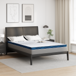 Păturile pentru saltea cu ușă Alb și albastru 140 x 190 cm GartenMobel Dekor