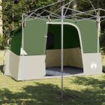 Cort cu acoperiș Altele Verde și Negru 280 x 220 x 176 cm GartenMobel Dekor