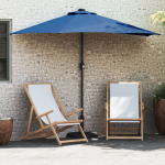 Parasol de Grădină Albastru azur 294 x 150 x 224 cm țesătură GartenMobel Dekor