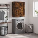 Dulap pe perete, stejar afumat, 69,5x34x90 cm, lemn prelucrat GartenMobel Dekor