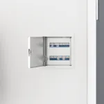 Panou de Acces 2 pcs Alb 20 x 20 cm oțel GartenMobel Dekor