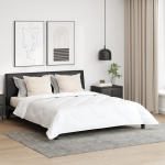 Duvet de iarnă cu pernă 3 pcs Alb 260 x 220 cm Microfibră GartenMobel Dekor