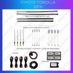 Lumini Ambientale Toyota Corolla 2014- set complet  control telefon sau sistem original CarStore Technology